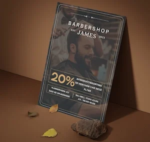Promotieflyer | James Barbershop
