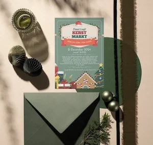 Kerstmarktflyer