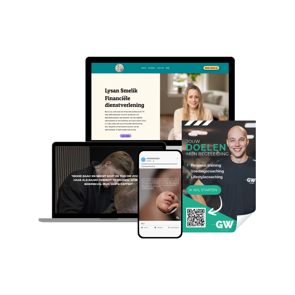 opgeleverd werk Sweet Selesa mock-up